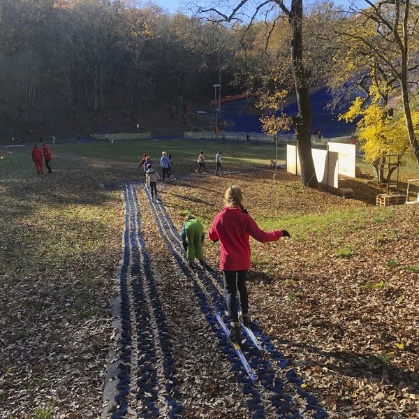 attività in corso nel centro d'avviamento alle attività invernali di aurisina